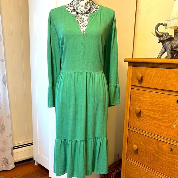 J. Jill | Dresses | Jjill Green Linenblend Dress Size 2x | Poshmark J. Jill | Dresses | Jjill Green Linenblend Dress Size 2x | Poshmark
